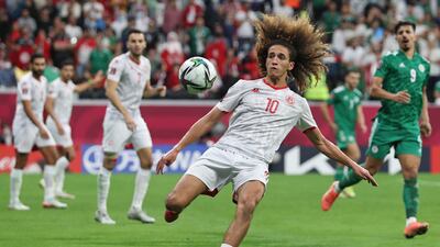 Hannibal Mejbri - The Tunisia teen impressed at the Arab Cup and will be pressing for more first-team opportunities at Manchester United. AFP