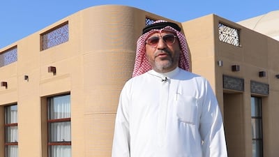Hussain Mohamed Al Mahmoudi, chief executive of the SRTI Park, says while costs for the prototype were about 40 per cent more expensive than a traditional build, that is sure to come down. Wam