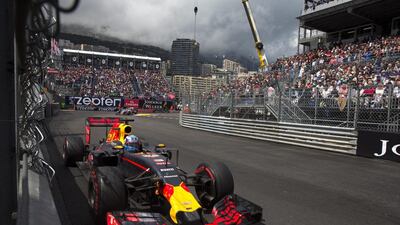 Daniel Ricciardo of Red Bull Racing in action during the Monaco Grand Prix. Valdrin Xhemaj / EPA