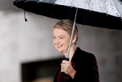 Shadow home secretary Yvette Cooper said; 'You can't have a home secretary who is not trusted by the security service'. PA