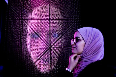 At the Governance of Emerging Technologies Summit in Abu Dhabi last year. Using the UAE’s AI infrastructure could also help build the country’s scientific talent. Victor Besa / The National