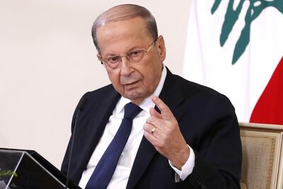 Lebanese President Michel Aoun has taken his distance from Patriarch Rahi. AFP
