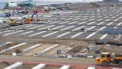 DP World's London Gateway, a container port on the Thames Estuary, is set to open in the fourth quarter. Stephen Lock for The National