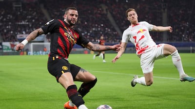 Kyle Walker 7: First Champions League appearance of season for England defender who piled forward as much as possible from first whistle. Crucial interception to stop pass putting Silva through on goal in second half when his attacking forays were more restricted. AP