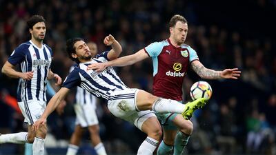 Striker: Ashley Barnes (Burnley) – Scored one of the goals of his life with a brilliant volley against West Bromwich Albion as Burnley got a third straight win. David Davies / AP Photo