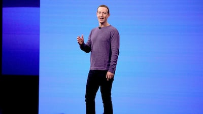 Facebook CEO Mark Zuckerberg makes the keynote speech at F8, Facebook's developer conference in San Jose, California earlier this year. The $5bn fine approved by the US FTC is steep but far from devastating for the social media giant. AP