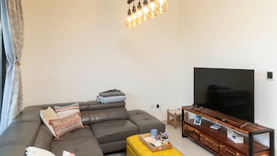 After living in a small apartment in Silicon Oasis they moved house in January