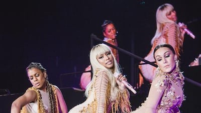 Nicki Minaj performing in Dubai. Courtesy 117 Live