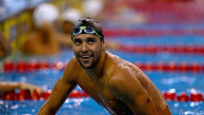Chad le Clos of South Africa says the recent war of words he has had with Michael Phelps was created by the media. Francois Nel / Getty Images
