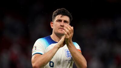 Manager Gareth Southgate is expected to keep faith with Harry Maguire in the centre of his defence. PA