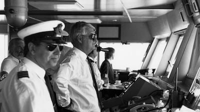 It's the space where the ship's captain and senior crew can command the vessel. Courtesy QE2