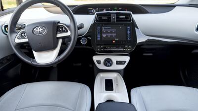 Stop-start technology aids the car's environmentally friendly credentials. Christopher Pike / The National