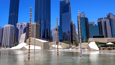 One of the outdoor installations by Pascale Tayou on display at the Cultural Foundation