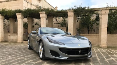 The Italian carmaker calls this its 'everyday' Ferrari. Adam Workman / The National