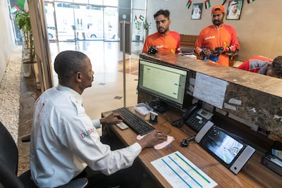 Increased security and tighter access aims to reduce the number of multi-occupancy apartments and illegal tenants. Antonie Robertson / The National