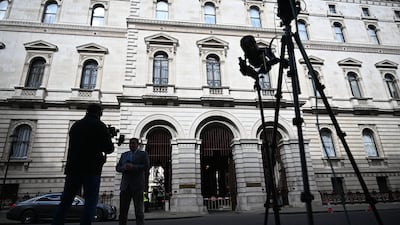 The Foreign, Commonwealth and Development Office in London. Hamish Falconer has been appointed Minister for Intergovernmental Relations and European Relations. AFP