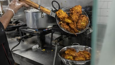 The menu consists of typical Filipino street food, from chicken intestines to deep-fried quail eggs