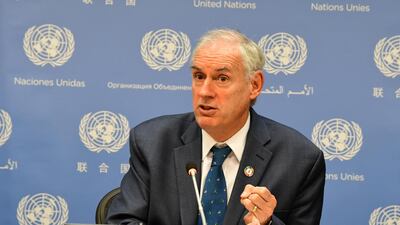 Simon Bland, pictured in his previous role as head of the New York office of the UN's AIDS-fighting agency, said there has been 'extraordinary progress towards the eradication of polio and Guinea Worm Disease' but 'but we are not there yet'. Andy Katz / Pacific Press