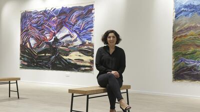 Sunny Rahbar, co-founder of The Third Line Gallery, spent time in many major western cities and came back to the UAE to a vibrant arts scene bubbling in Dubai. Jeffrey E Biteng / The National
