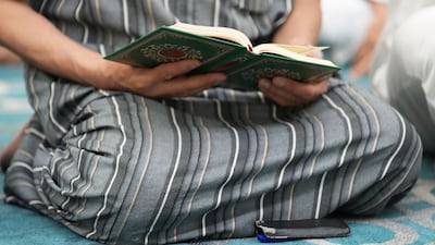 Muslims use the important period as an opportunity to strengthen their devotion to their faith, increase charitable endeavours and prioritise time with family and friends. Pawan Singh for The National