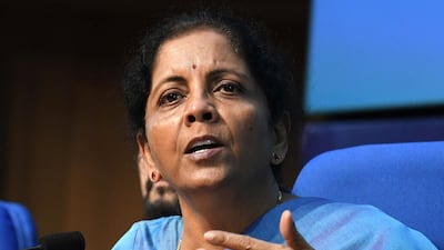 Nirmala Sitharaman, India's finance minister, has done the right thing by cutting corporate taxes. EPA