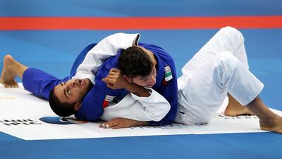 Action from the President's Cup at the Ipic Arena in Abu Dhabi. Delores Johnson / The National