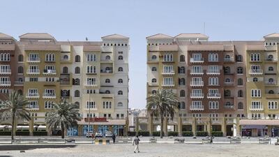 Rents in International City are down 9 per cent year on year. Antonie Robertson / The National