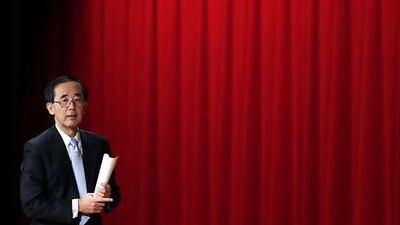 Masaaki Shirakawa says he has not discussed monetary policy at his meeting with Japan's incoming prime minister Shinzo Abe. Kiyoshi Ota / Bloomberg News