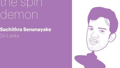 Once his action was found to be illegal and he was suspended, it would have been easy to assume that Sachithra Senanayake’s meteoric rise was at an end. That he may even struggle to return. It would have been wrong. Senanayake has not only remodeled his action, but he has come back with some success. His height is a natural advantage but nine wickets from seven ODIs after a re-jigged action bode well. He may not ever reach the heights he once did, but he will be a threat. - Osman Samiuddin (Illustration: Mathew Kurian / The National and Kevin Jeffers / The National)