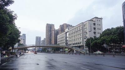 Chengdu, the capital of the south-western province of Sichuan, was sealed on September 1 after Covid cases were detected. EPA