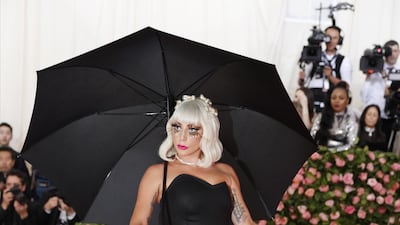 Singer Lady Gaga arrives at the 2019 Met Gala in New York on May 6. EPA