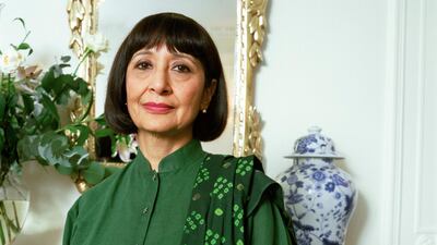 Madhur Jaffrey, pictured in 1996, is releasing a new cook book this month. Getty Images