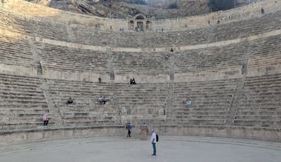 Step inside and picture the Roman amphitheatre filled with spectators. Hayley Kadrou / The National