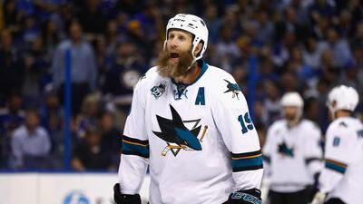 Joe Thornton of the San Jose Sharks. Jamie Squire / Getty Images