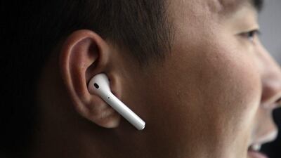 The new Apple AirPods are demonstrated. Marcio Jose Sanchez / AP Photo
