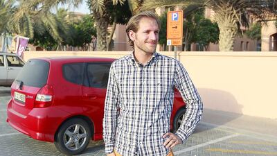 Benjamin de Terssac, founder and chief driver of Carpool Arabia. Jeffrey E Biteng / The National