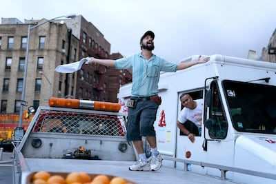 Lin-Manuel Miranda makes a cameo as a street vendor in the film. AP