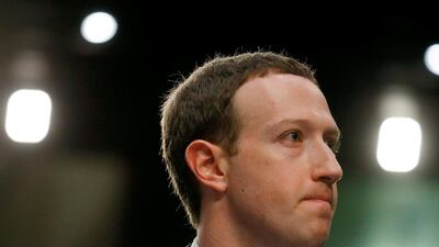 Facebook CEO Mark Zuckerberg listens while testifying before a joint Senate Judiciary and Commerce Committees hearing regarding the company’s use and protection of user data. Leah Millis / Reuters.