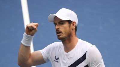 Andy Murray celebrates. Getty