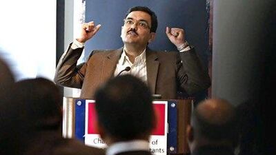 Mahesh Rao, an executive consultant, says there is a big difference between managers and leaders. Jeff Topping / The National