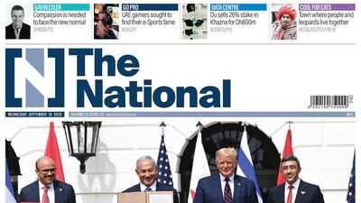 September 16: 'We extend a hand of peace and receive a hand of peace'