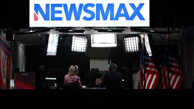 Newsmax saw a business opportunity in catering to viewers who believed Donald Trump won. AFP
