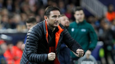 Chelsea manager Frank Lampard. AP