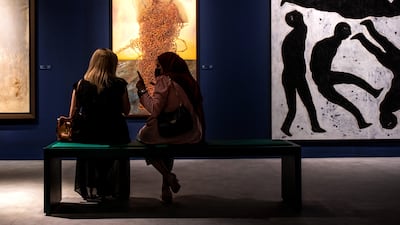 Some of the works from The Dubai Collection will be available for public viewing at the Etihad museum from November 6. Victor Besa / The National