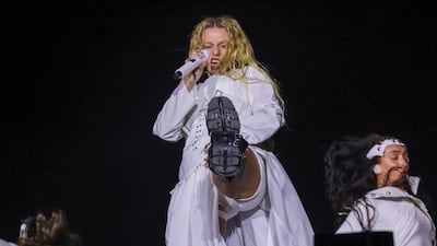 She ended the set with Ganeni, which included sharp choreography and explosive visuals which would offer a hint of what a solo Elyanna arena tour would look like