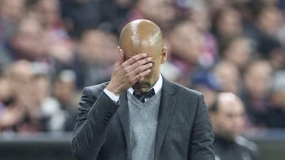 Bayern Munich coach Pep Guardiola. John MacDougall / AFP