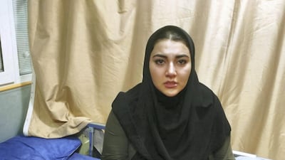 Ana Diamond a few weeks after her release on bail, the first time she had been allowed access to professional medical services. Photo: Ana Diamond