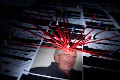 Redacted documents from the Epstein files released by the US Department of Justice. AFP