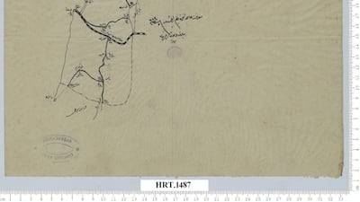 An undated historic map of Lebanon.