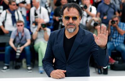 Alejandro Inarritu poses during the photocall for 'Carne y Arena' (Virtually Present, Physically Invisible) at the 70th annual Cannes Film Festival, in Cannes, France, in May 2017.EPA